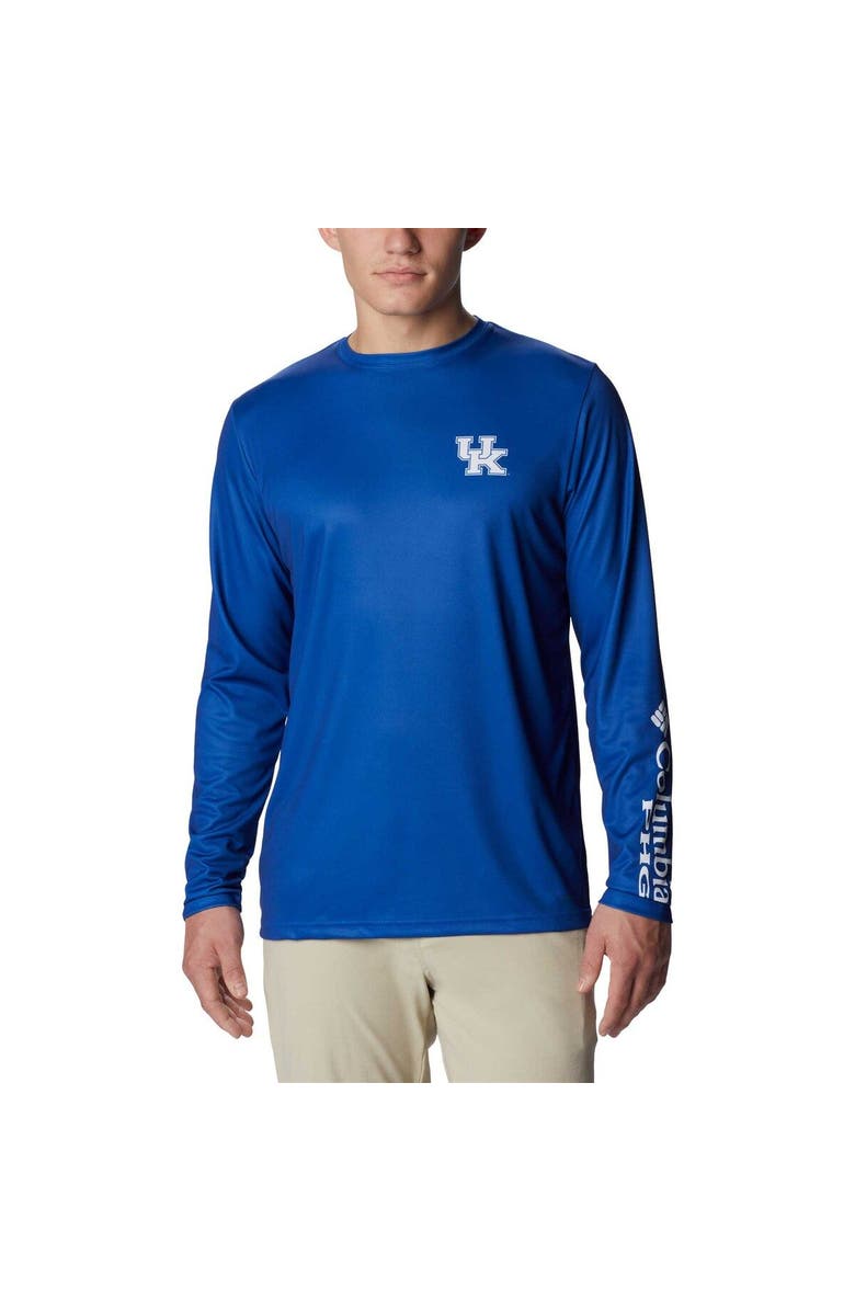 Columbia Men's Columbia Royal Kentucky Wildcats Terminal Shot Omni-Shade Omni-Wick Long Sleeve T-Shirt, Main, color, Royal
