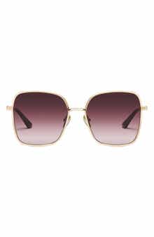 5th Ave 58mm Gradient Square Sunglasses