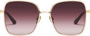 QUAY 5th Ave 58mm Gradient Square Sunglasses