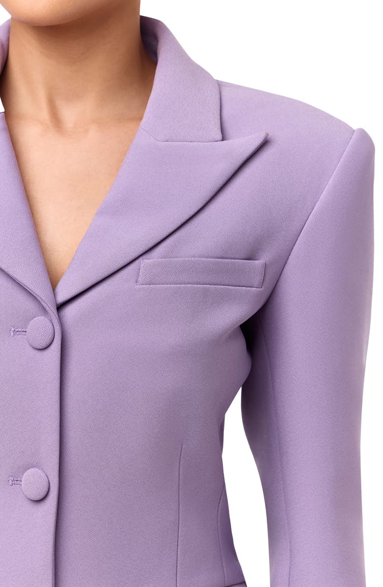 Naked Wardrobe Fitted Blazer, Alternate, color, Lavender