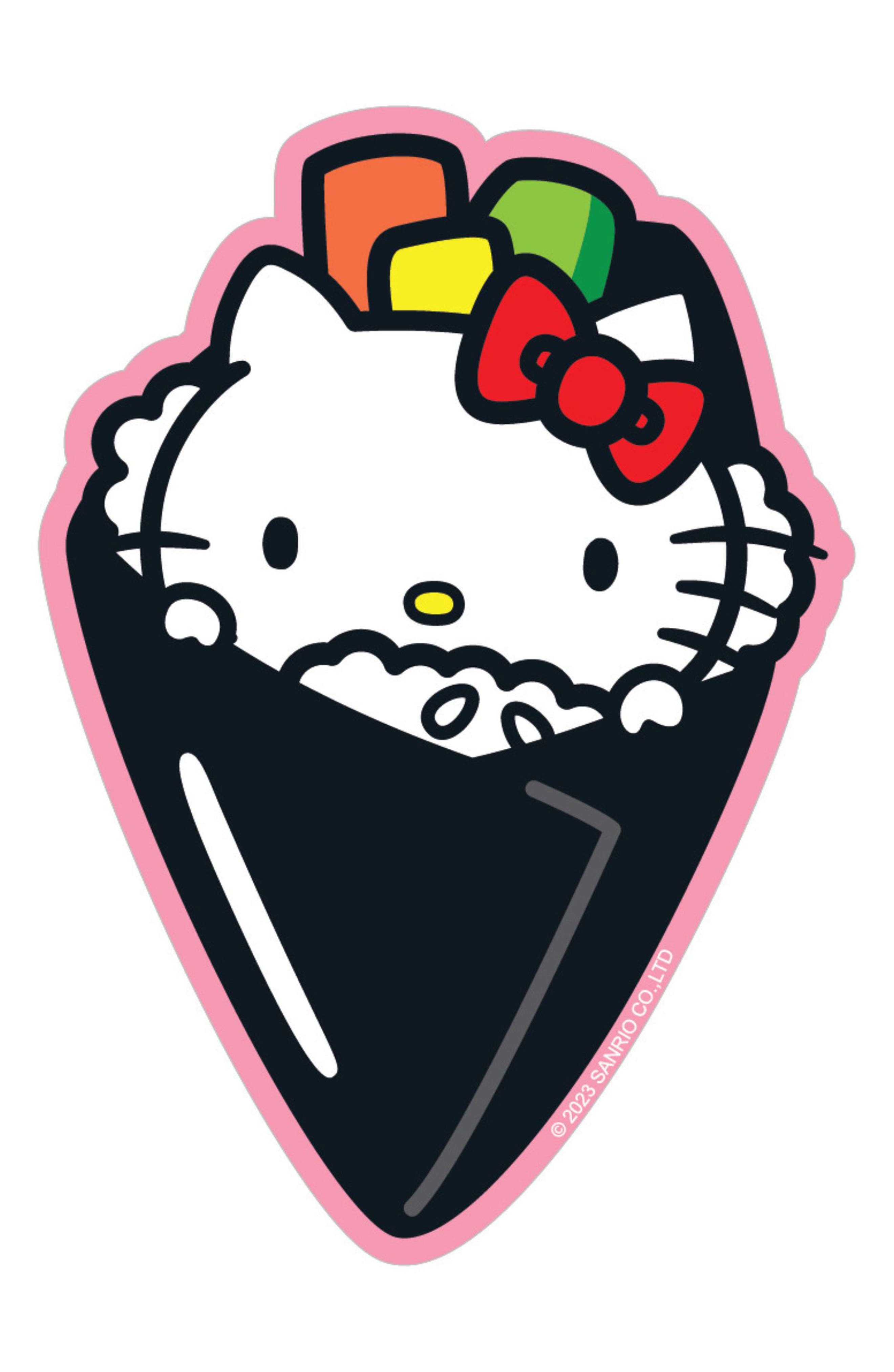 PIPSTICKS x Sanrio Hello Kitty® Hand Roll Vinyl Sticker | Nordstrom