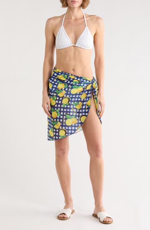 Printed Mesh Sarong