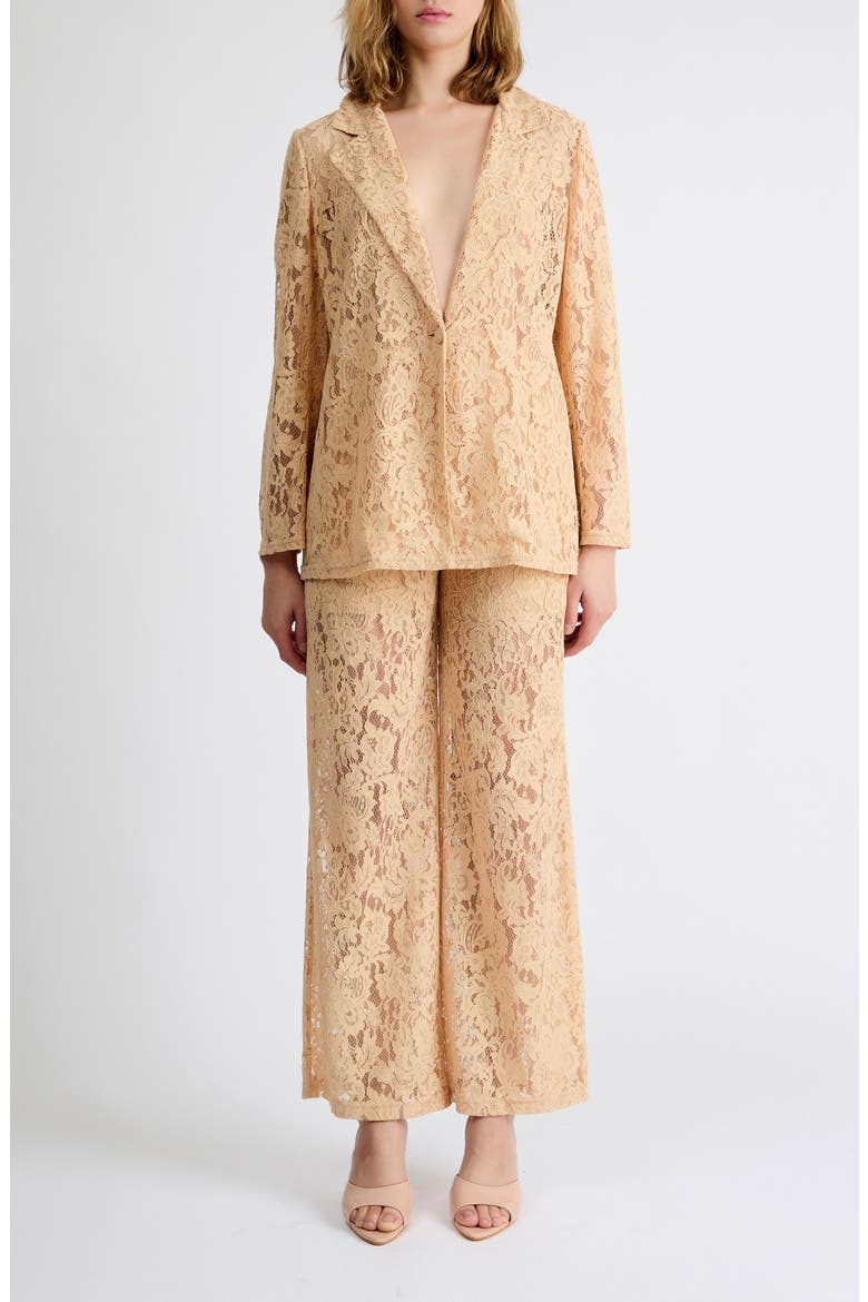 Andrey Lace Blazer, Alternate, color, TAN