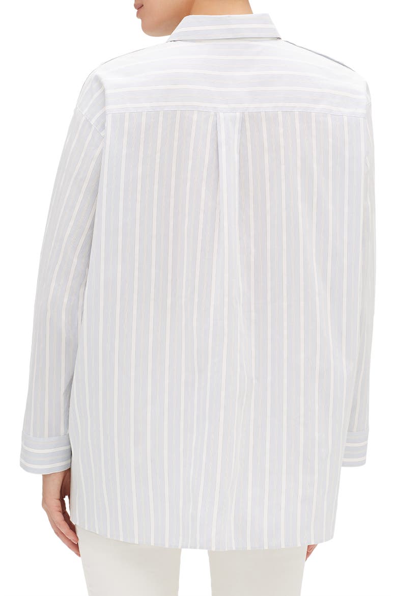 Trinity Boulevard Stripe Blouse, Alternate, color, AERIAL BLUE MULTI