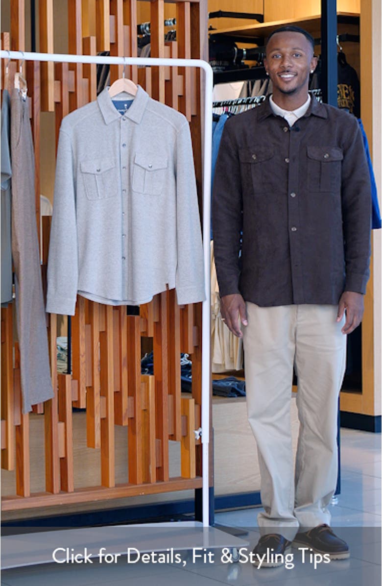 Fireside Coast Flannel Button-Up Shirt, sales video thumbnail