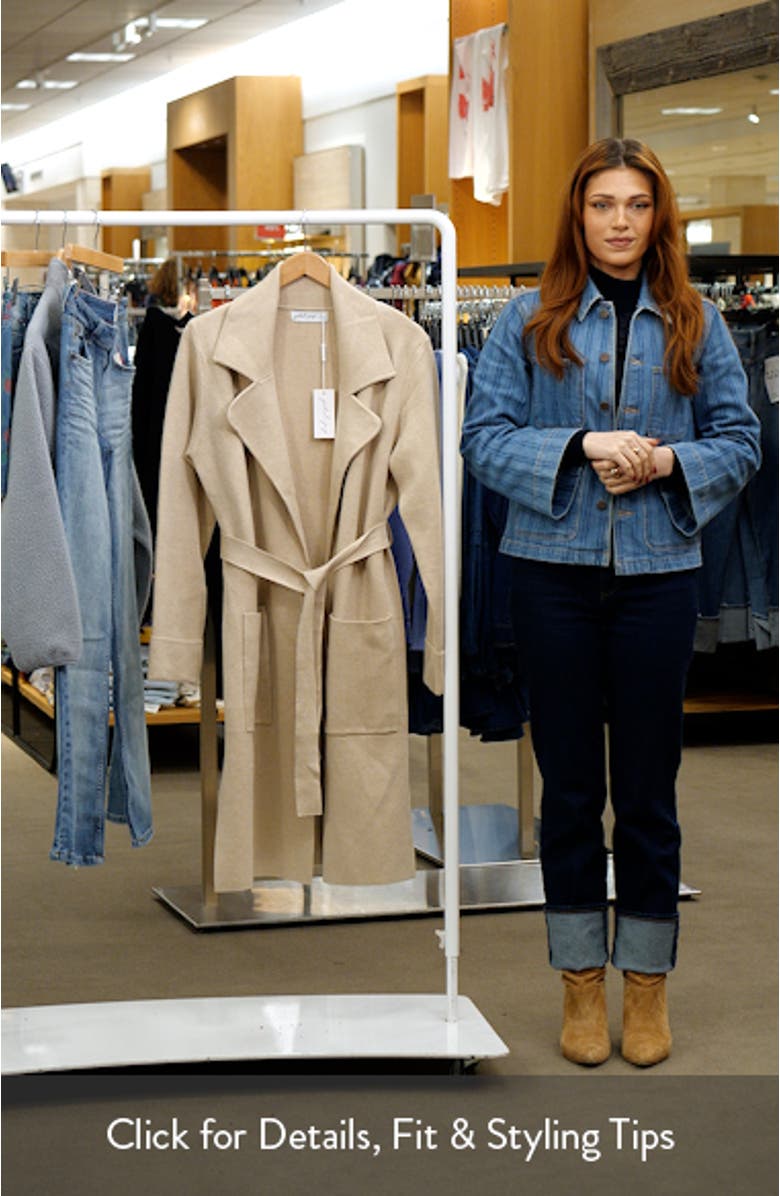 Decker Belted Longline Cardigan, sales video thumbnail