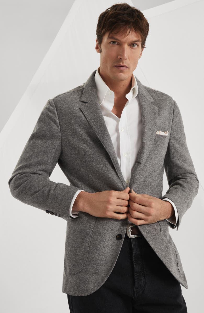 Brunello Cucinelli Cashmere jersey blazer, Alternate, color,