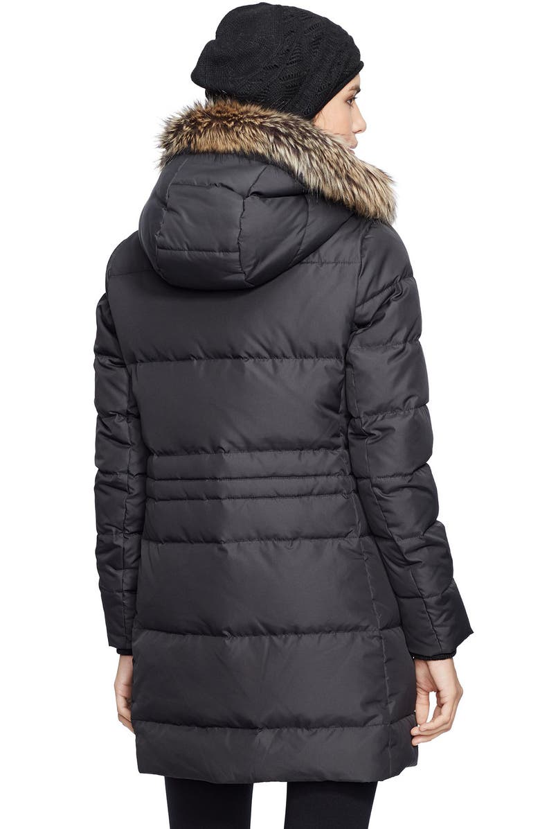 Lauren Ralph Lauren Faux Fur Trim Down & Feather Fill Parka, Alternate, color,