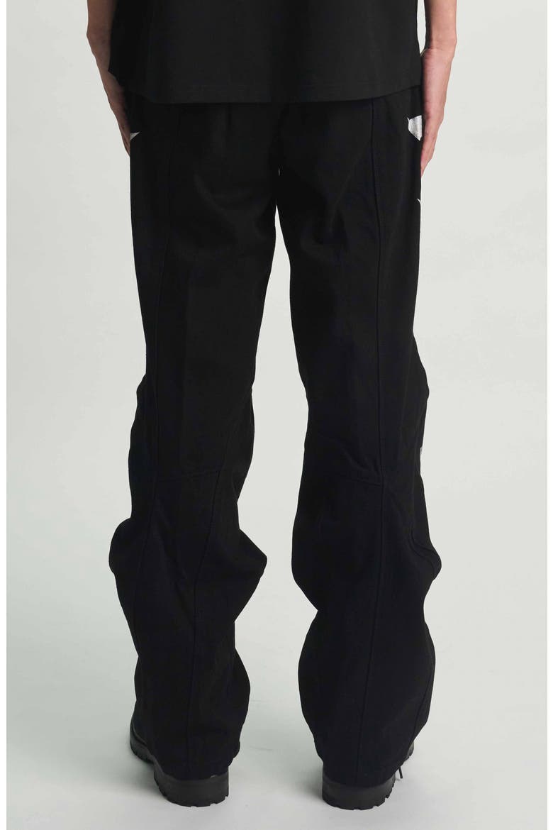 Alwin Moto Pants, Alternate, color, BLACK