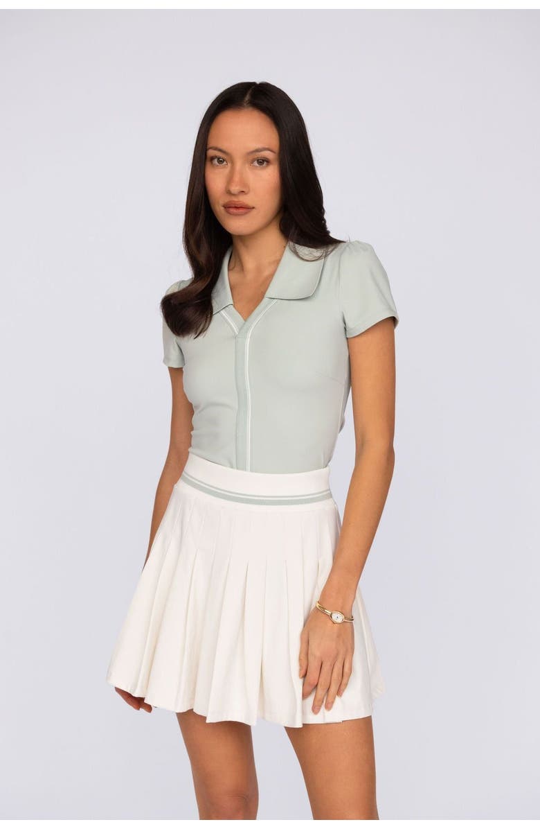 Fore-té Club Attire Madison Performance Polo, Main, color, Mint