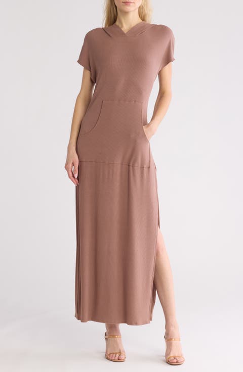 Short Sleeve Hoodie Dress