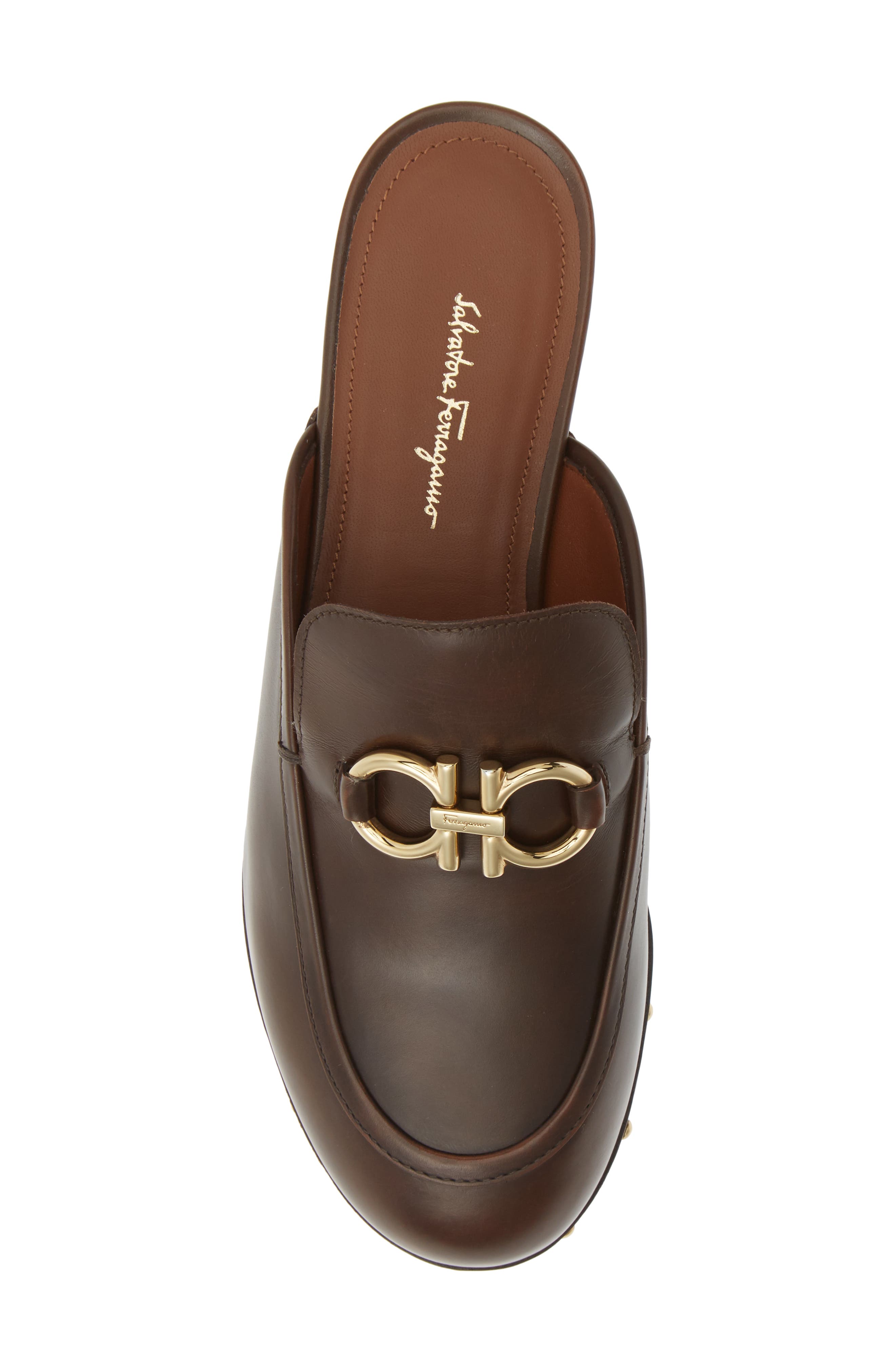FERRAGAMO Salvatore Ferragamo Cleome Double Gancio Platform Clog, Alternate, color, 