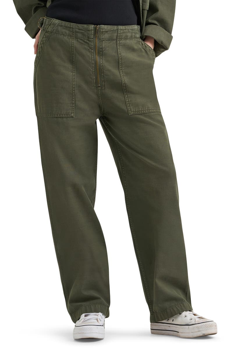 Lee Loose Fit Utility Pants, Main, color, Oak Moss
