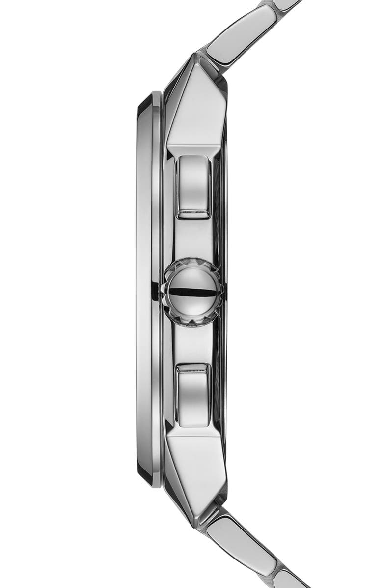 BALMAIN WATCHES Athracite Bracelet Chronograph Watch, 42mm, Alternate, color, Stainless Steel