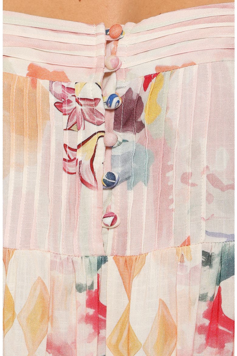 Nani Romper, Alternate, color, PINK WATERCOLOR
