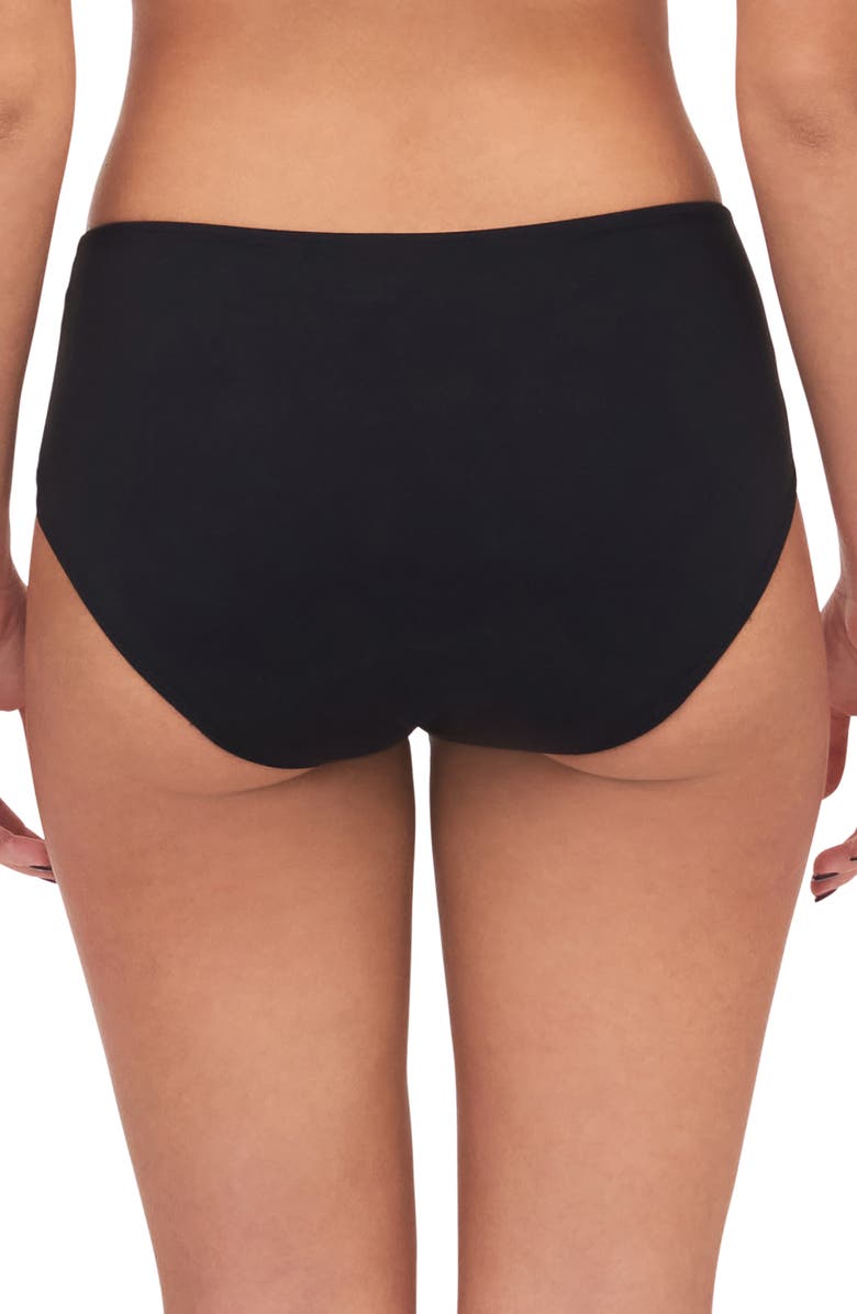 Chantelle Lingerie Essential Leakproof Period Absorbency Hipster Panties, Alternate, color, Black-11