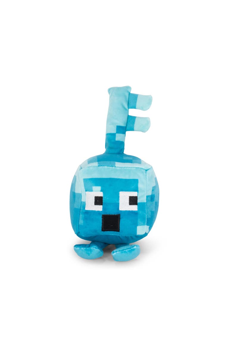 Minecraft Dungeons Happy Explorer Series Diamond Key Golem Plush Toy | 7 Inches, Main, color, Blue