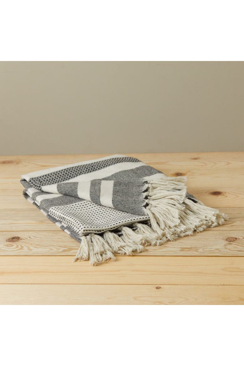 Keni Recycled Throw, Alternate, color, Ivory