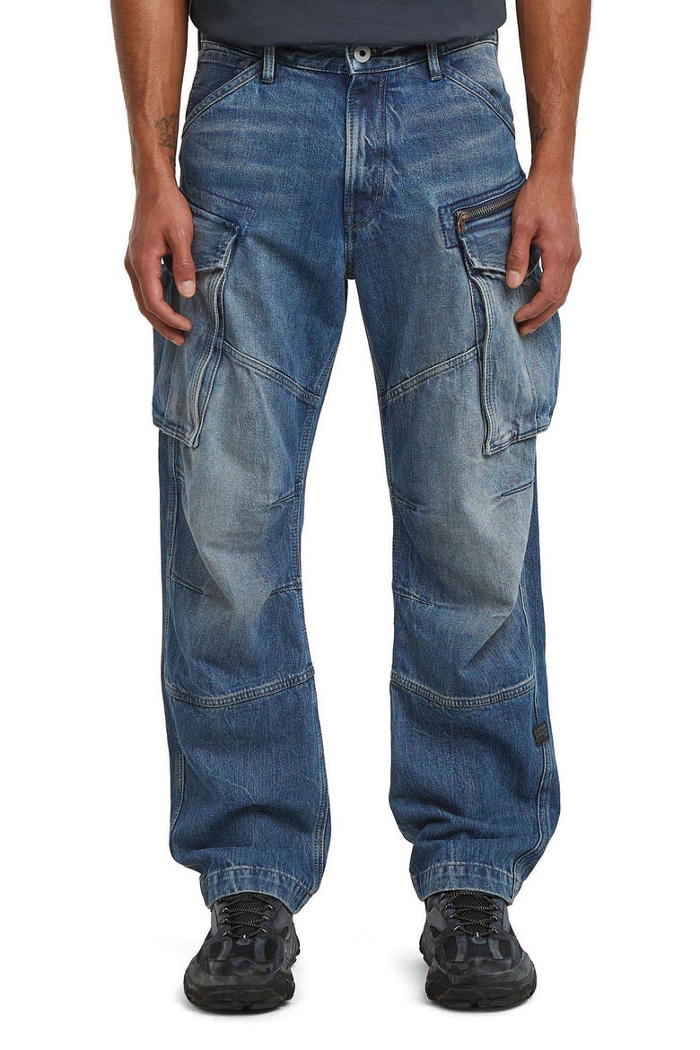 Rovic 3D Loose Cargo Jeans, Main, color, WORN IN MOUNTAIN DUSK