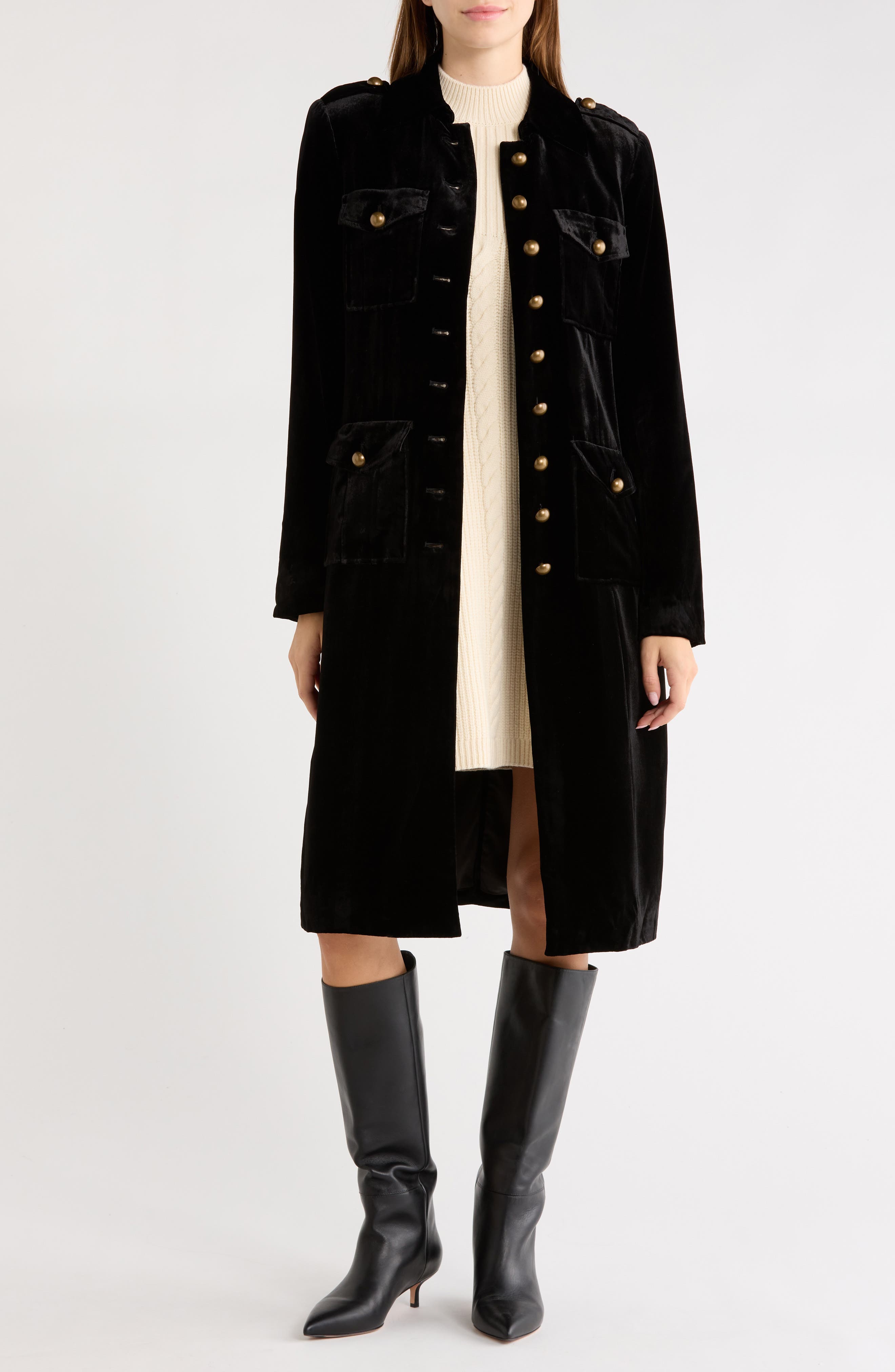 PAIGE Minetta Velvet Coat (Women) | Nordstromrack