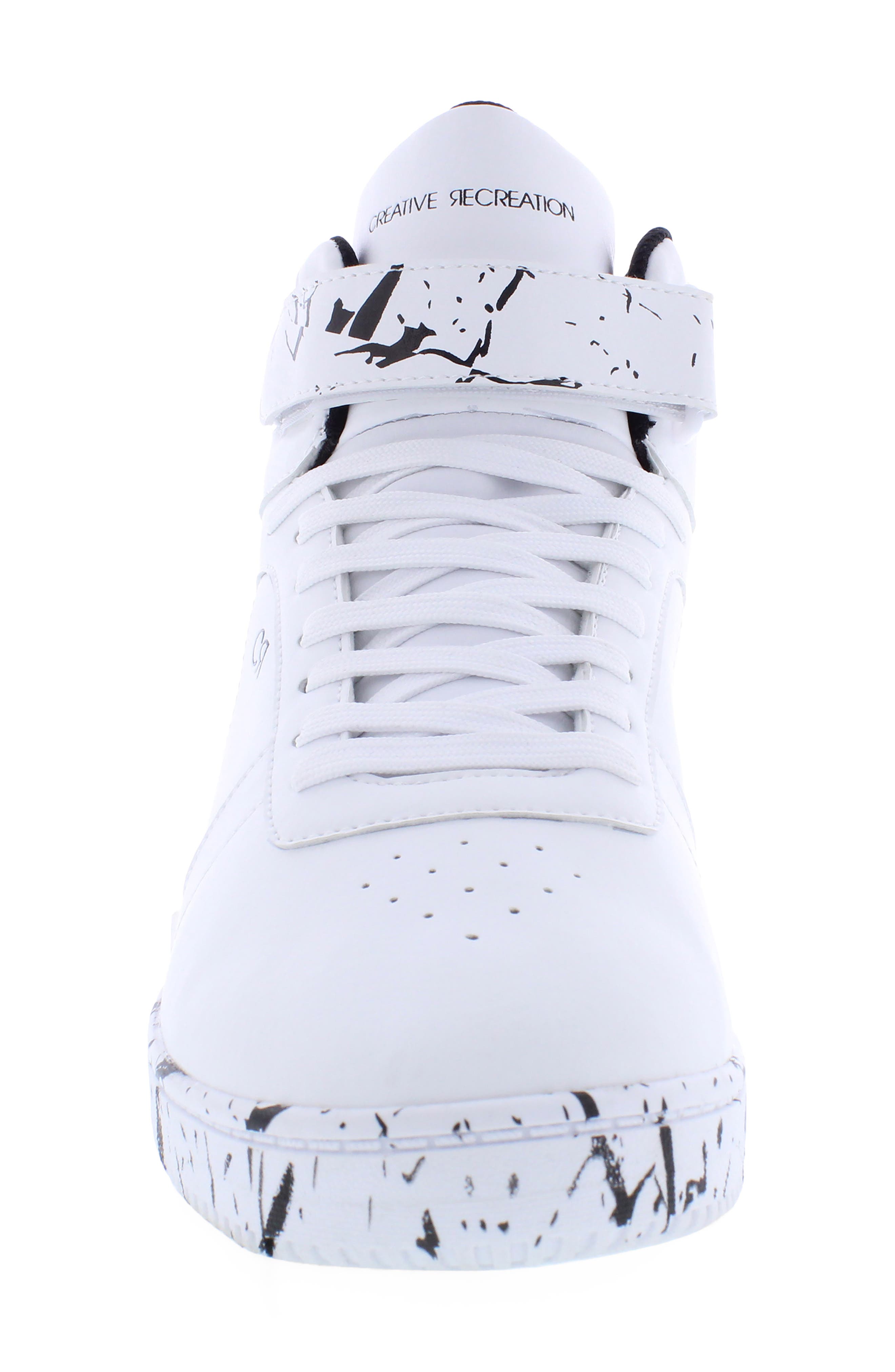 Centro VC High Top Sneaker, Alternate, color, WHITE/BLACK