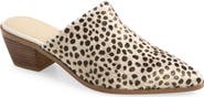 Chocolat Blu Cabela Genuine Calf Hair Pointed Toe Mule