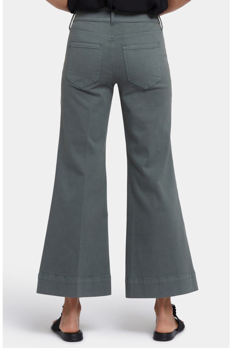 Mia Cool Embrace® High Waist Palazzo Flare Jeans, Alternate, color, SAGE LEAF