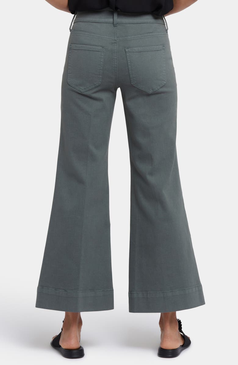 NYDJ Mia Cool Embrace<sup>®</sup> High Waist Palazzo Flare Jeans, Alternate, color, Sage Leaf