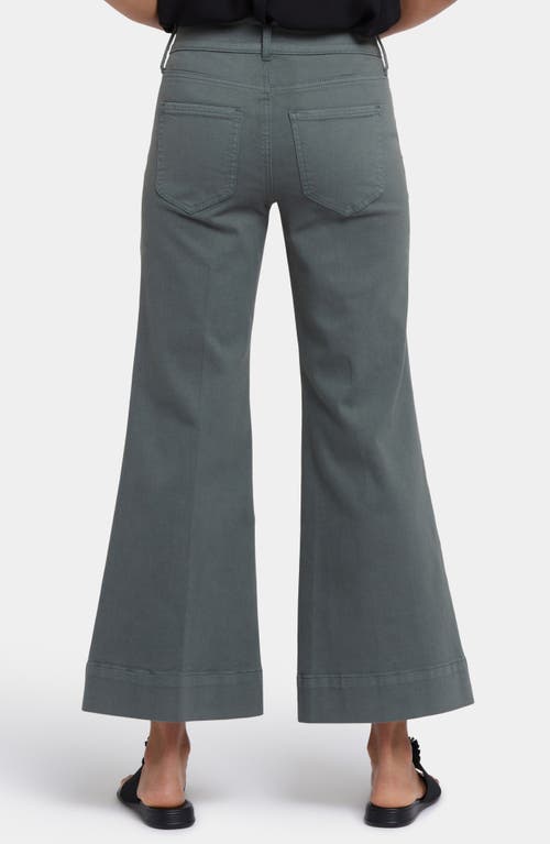 Nydj Mia High Rise Wide Leg Jeans In Sage Leaf