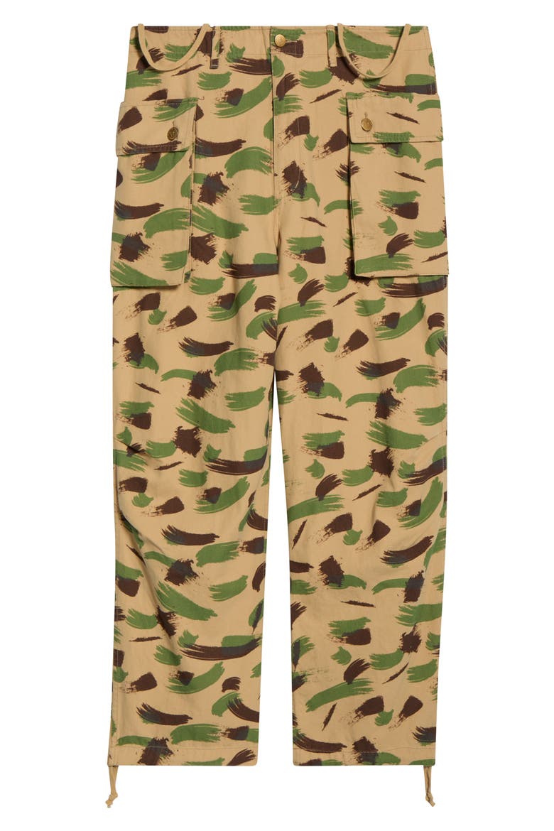Brushstroke Canvas Utility Pants, Alternate, color, BRUSHSTROKE CAMO