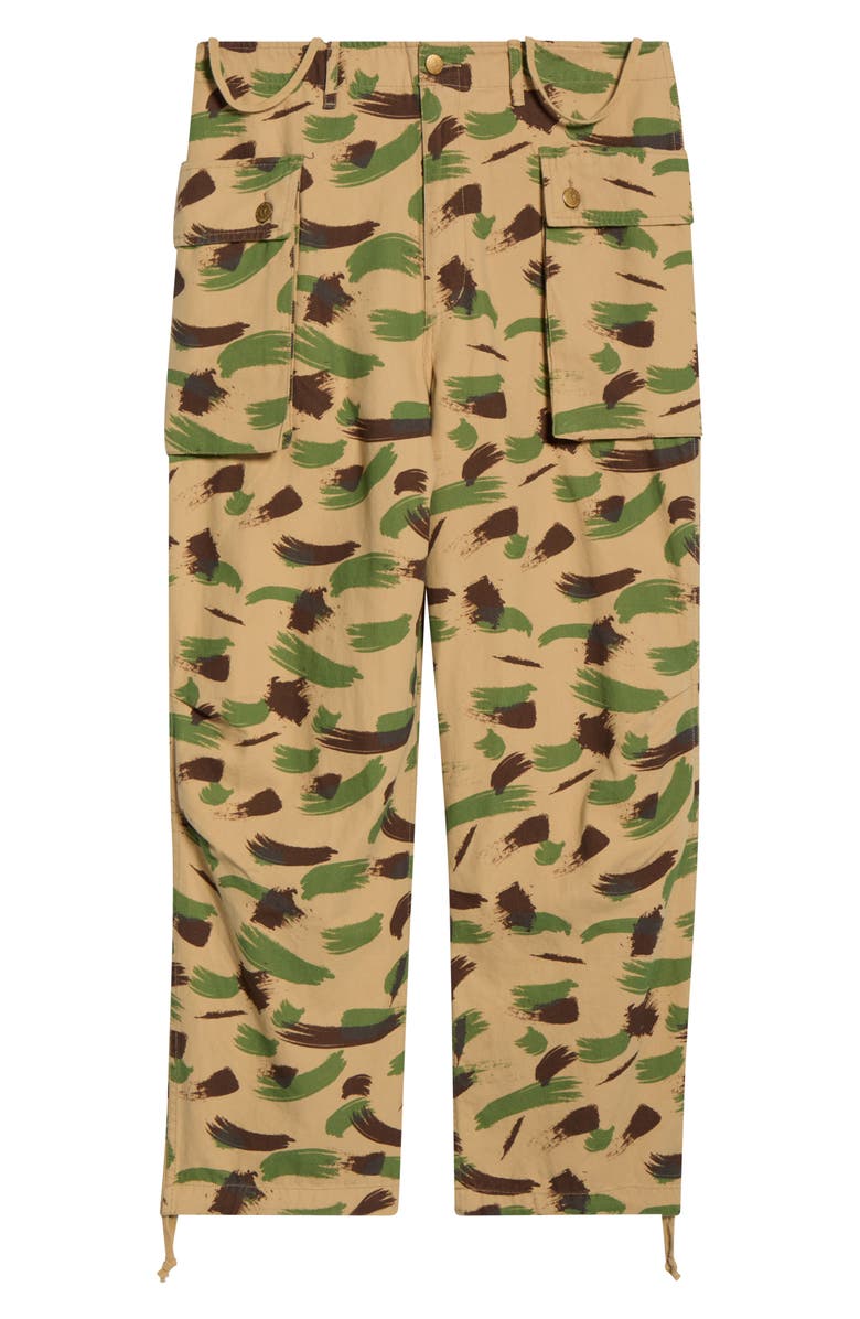 Brain Dead Brushstroke Canvas Utility Pants, Alternate, color, Brushstroke Camo