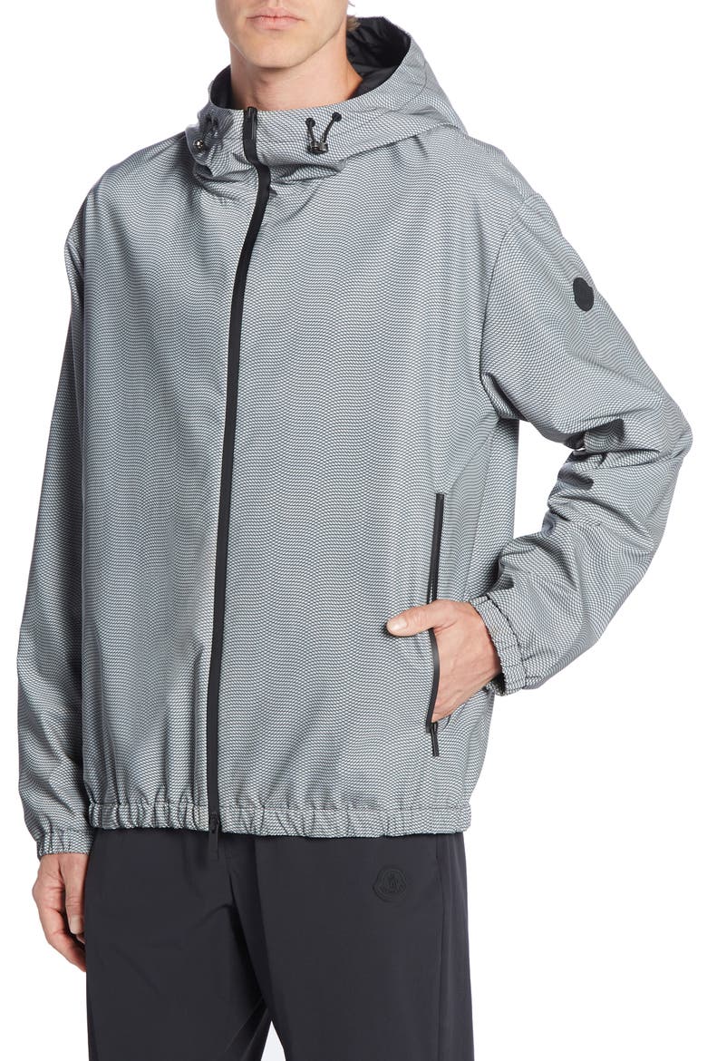 Sautron Hooded Reflective Mesh Jacket, Alternate, color, GREY