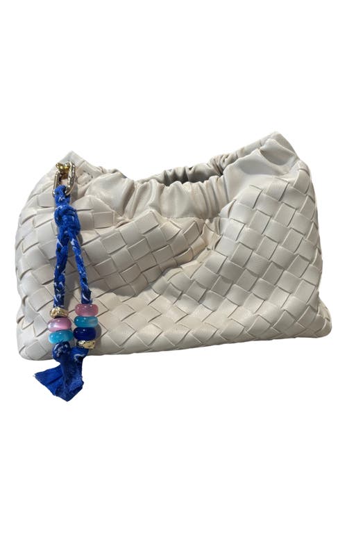 Macrae & Co . Bandana Bag Charm In Blue