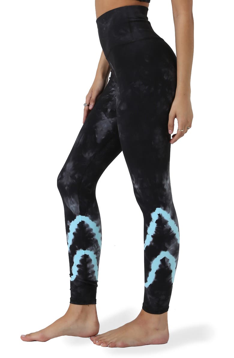 Electric & Rose Sunset High Waist Leggings, Alternate, color, 