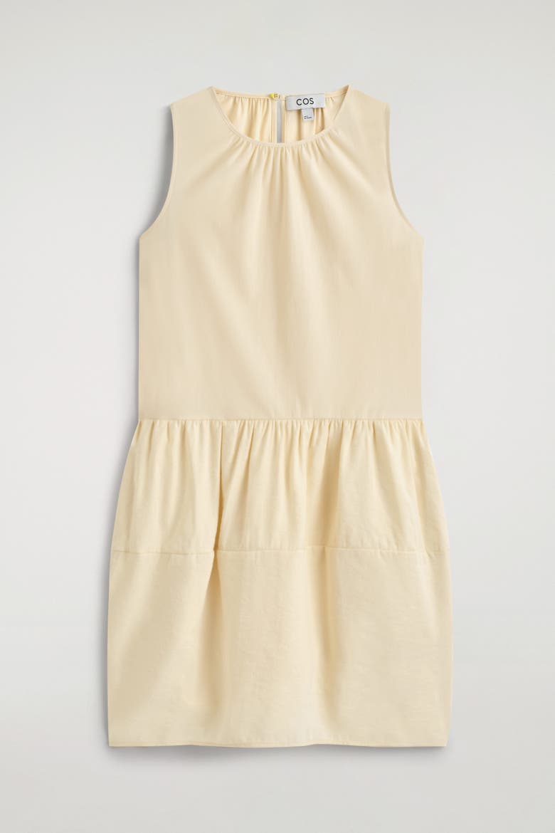 Paneled Mini Dress, Alternate, color, BUTTER YELLOW