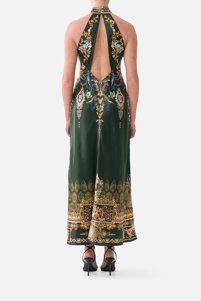 High Neck Bias Dress, Alternate, color, The Secession Sessions