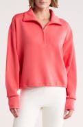 Z by Zella Whisper Knit Half Zip Sweatshirt