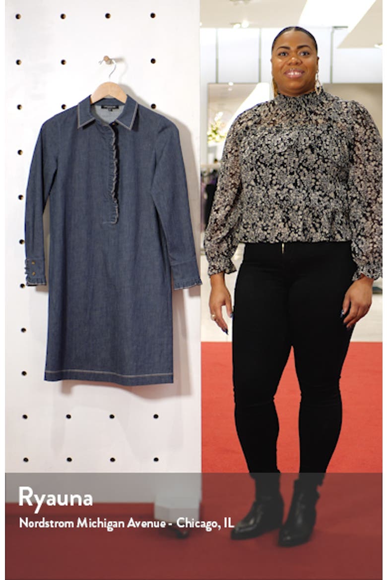 Fiona Long Sleeve Chambray Shirtdress video
