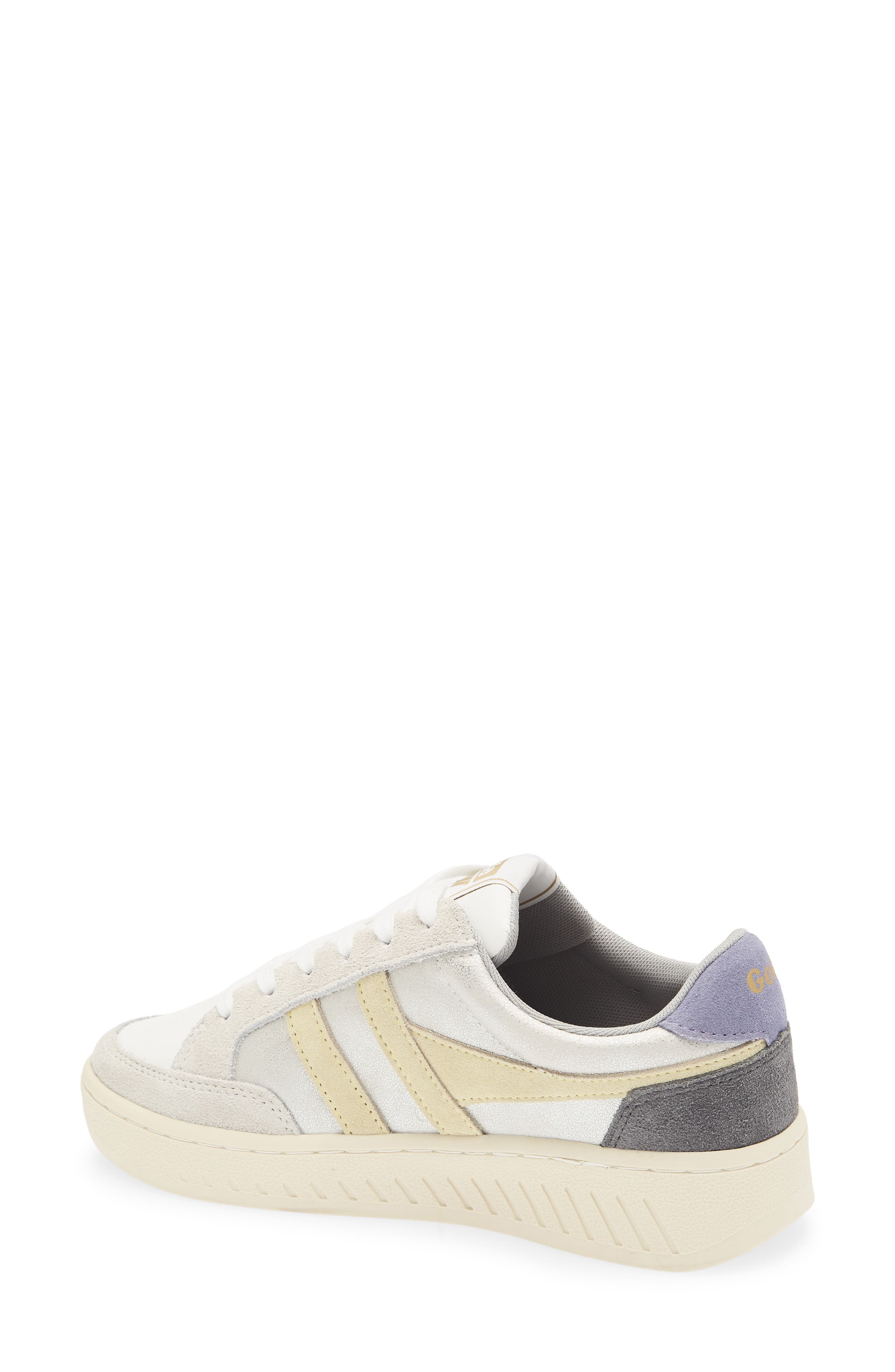Gola Super Slam Blaze Sneaker, Alternate, color, Silver/ Lemon/ Lavender