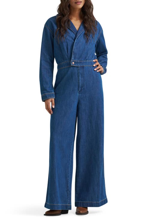 Canyon Wide Leg Denim Coverall