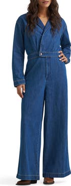 Wrangler Canyon Wide Leg Denim Coverall