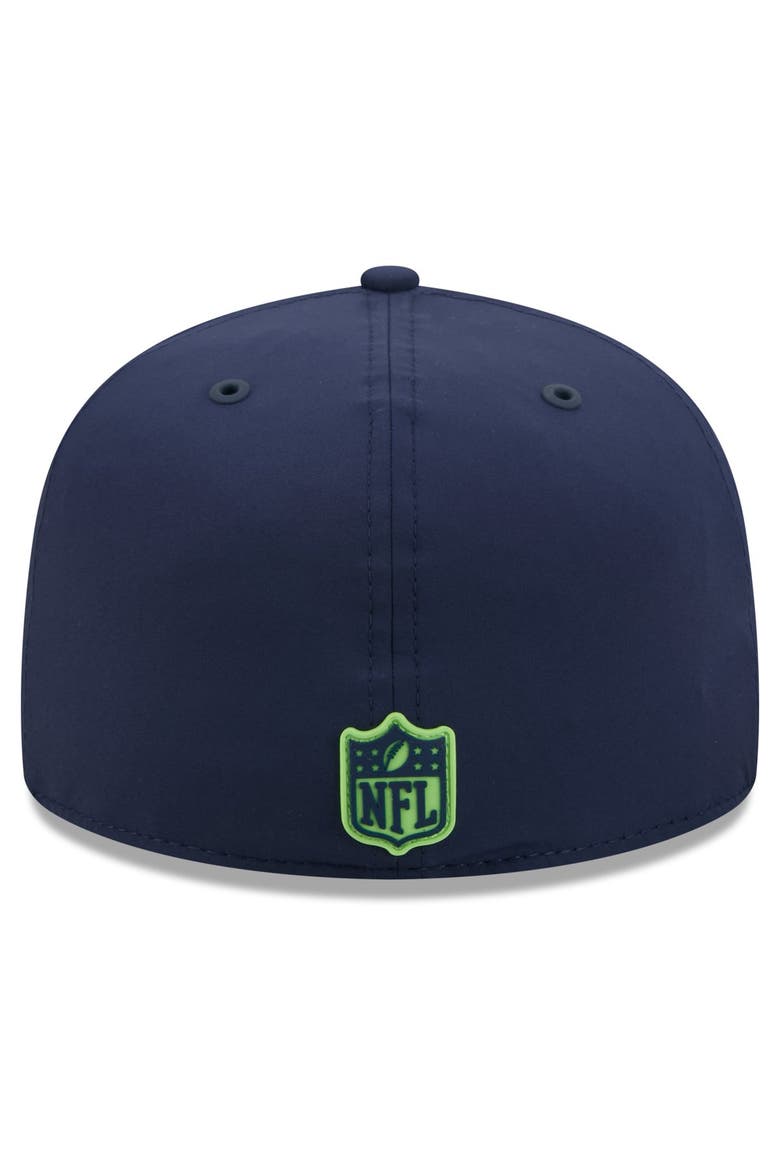 Men's New Era College Navy Seattle Seahawks 2026 Sideline 59FIFTY Fitted Hat, Alternate, color, College Navy