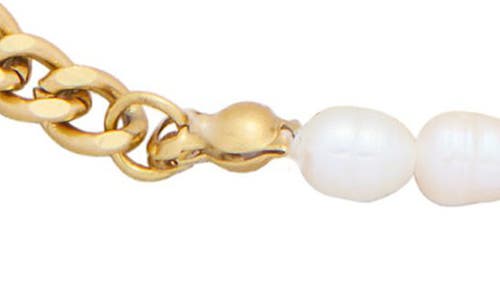 St. Moran 18k Gold & Freshwater Pearl Anklet