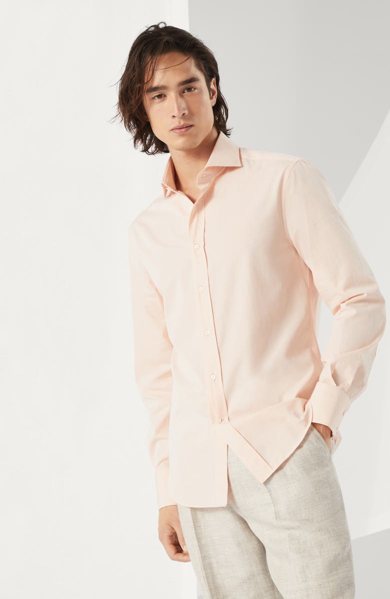 Brunello Cucinelli Slim fit shirt, Alternate, color, 