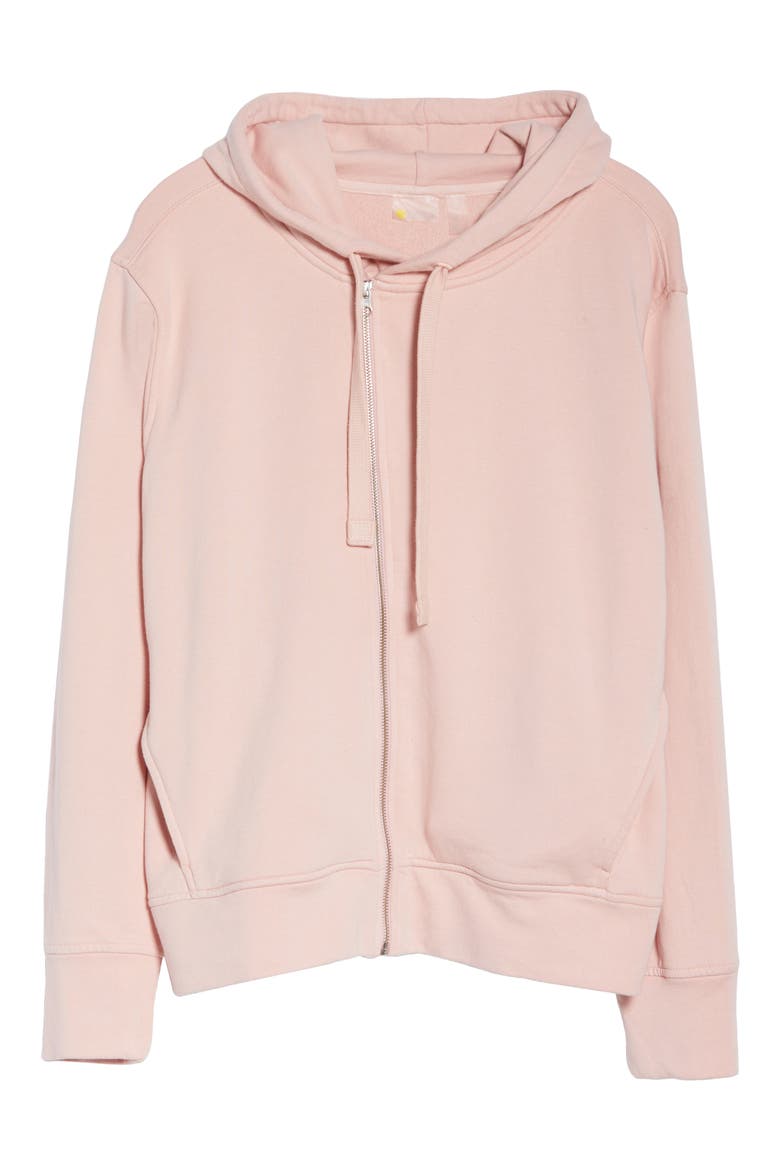 West Coast Women's Asymmetrical Zip Hoodie, Alternate, color, PINK SILVER