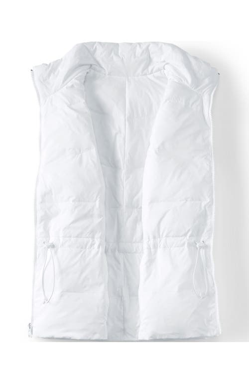 LANDS' END LANDS' END PLUS SIZE WANDERWEIGHT REVERSIBLE PACKABLE DOWN VEST 