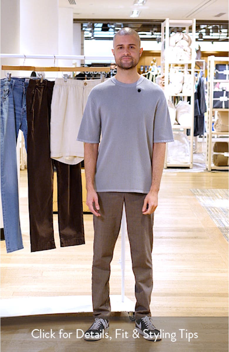 Tactile Cotton Open Stitch T-Shirt, sales video thumbnail