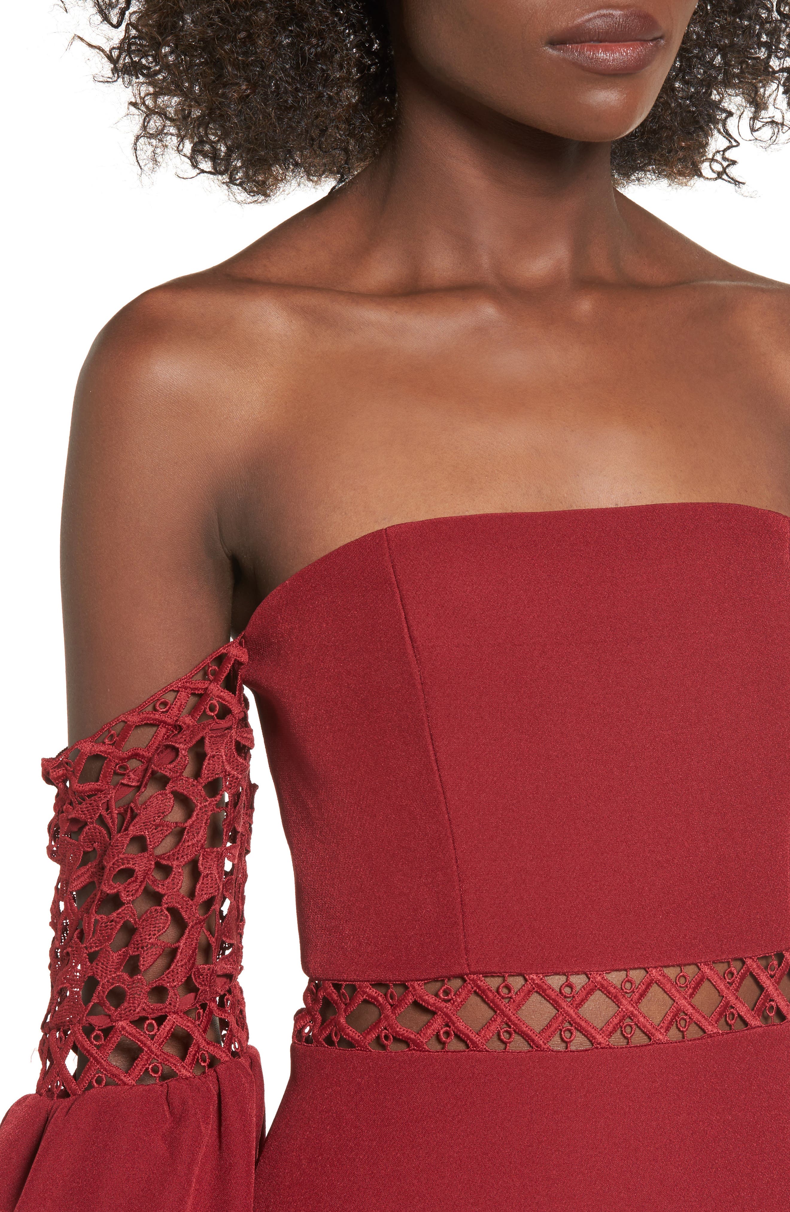 Keepsake the Label Uplifted Off the Shoulder Lace Dress (Women) | Nordstrom