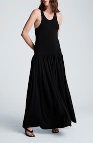 Kenneth Cole Drop Waist Maxi Dress