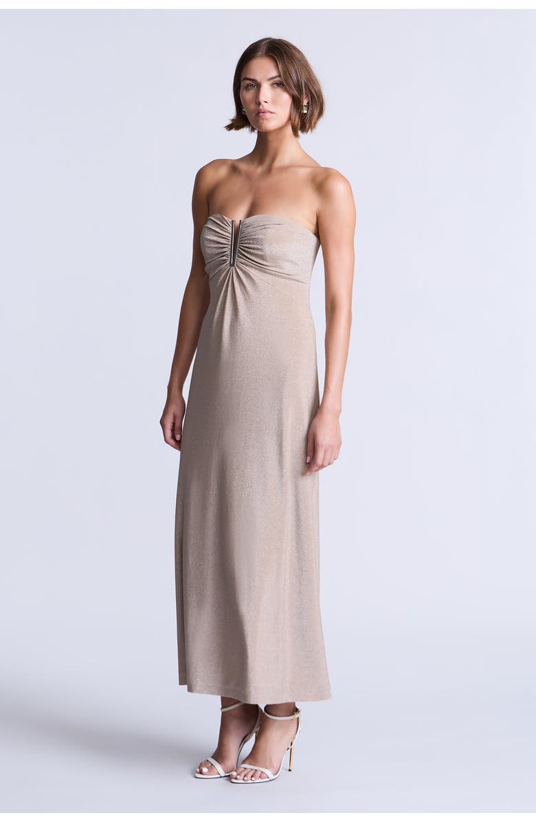 BCBG Maxazria Lola Dress, Alternate, color, Nude